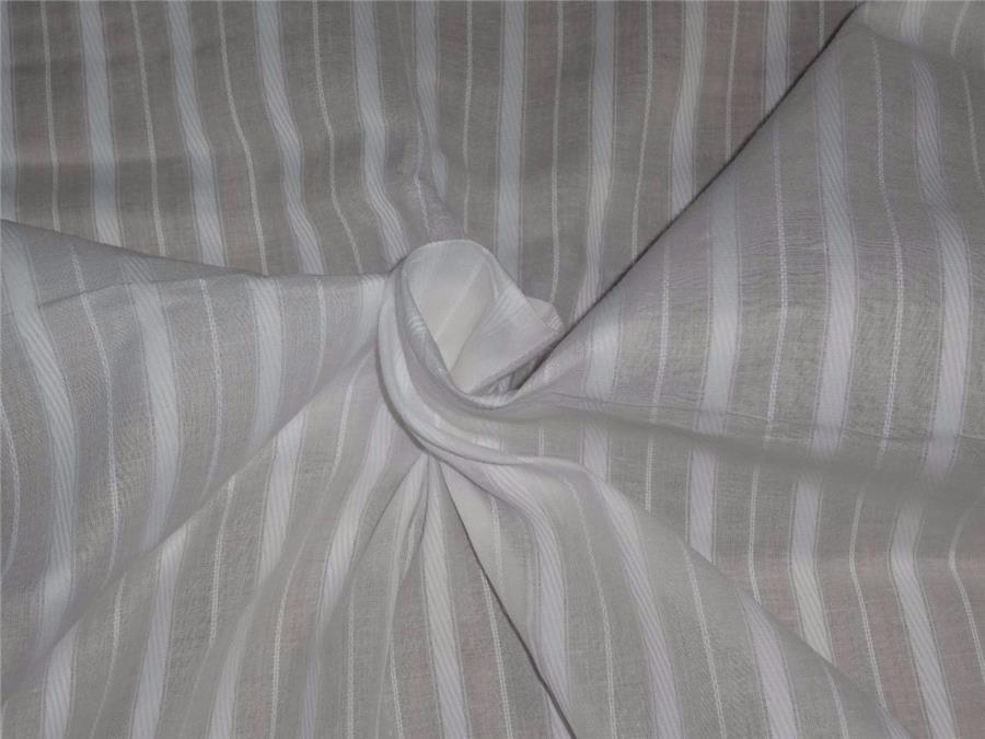 White cotton organdy fabric dobby design no.61 44" wide [8242]