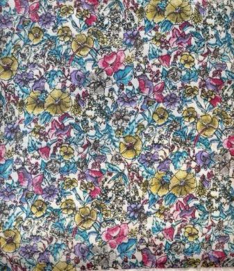 linen / cotton printed 54~floral&quot;[431]