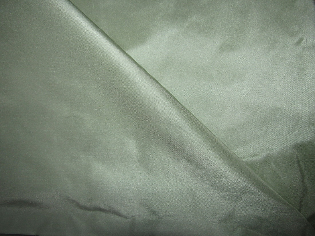 100% Pure Silk Dupion fabric Mint color 54" wide DUP301