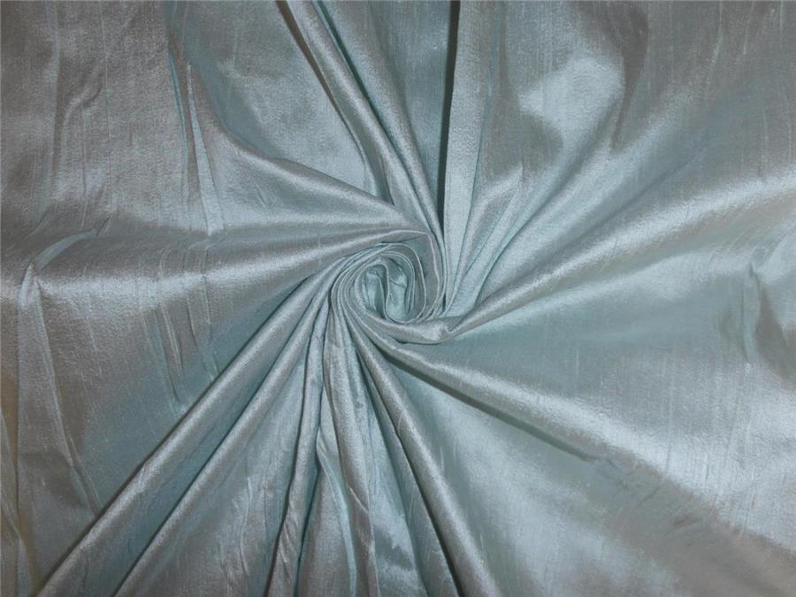 100% pure silk dupioni fabric mint green colour 54" wide with slubs MM30[3]