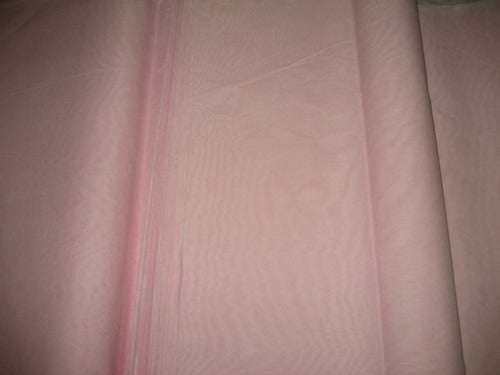 Baby Pink cotton organdy fabric 44&quot; medium finish