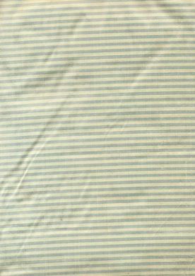 silk dupioni~pale green / ivory 3 mm stripes [565]