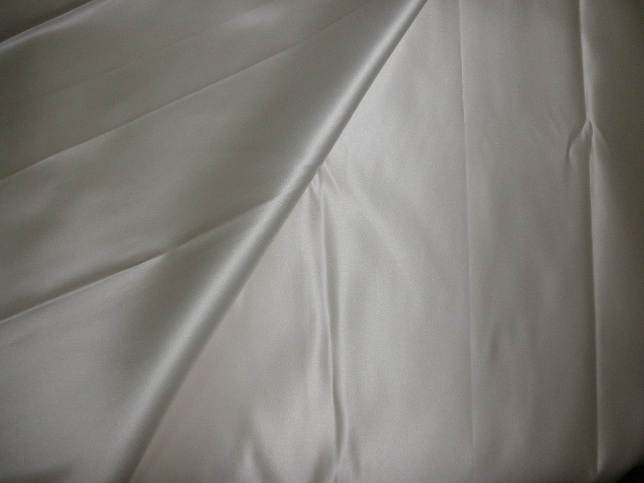 100% Silk Satin Organza White dyeable