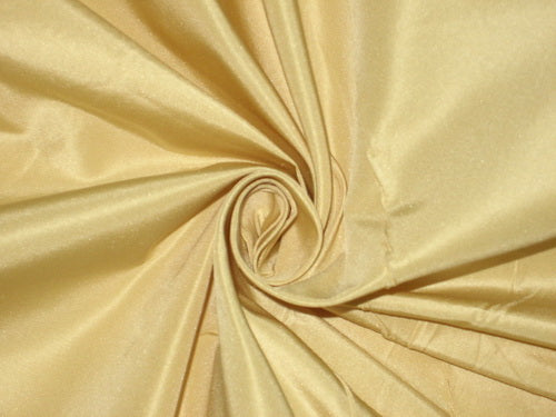 Pure Silk Taffeta fabric Golden Cream color 54" wide TAF182[2]