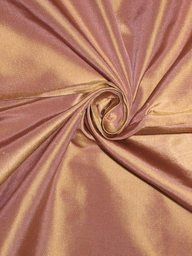 100% SILK TAFFETA FABRIC Pinkish Lavender with Gold shot 54&quot; wide TAF96[2]