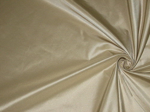 100% Pure SILK TAFFETA FABRIC Cafe Creme color 54" wide TAF165