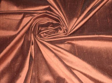 silk dupioni silk Tan Brown colour 54" wide [1175]