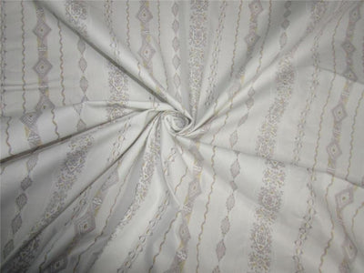 100% Cotton Rubber print fabric ivory color 36" wide [9006]