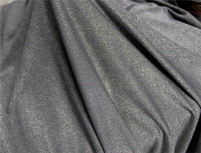 Grey x Silver color shimmer Lycra fabric ~ 58'' wide.
