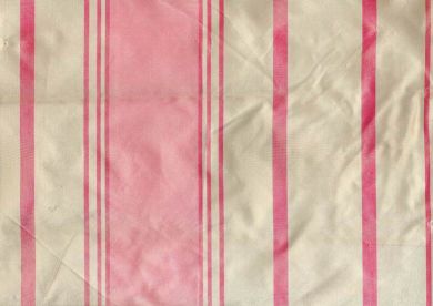 Silk taffeta pink and beige stripes 54" wide TAF S#24