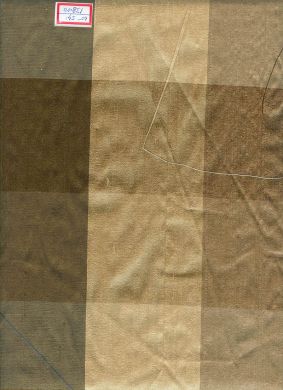 silk dupioni plaids 54" wide brown 3mm x 3mm plaids [694]